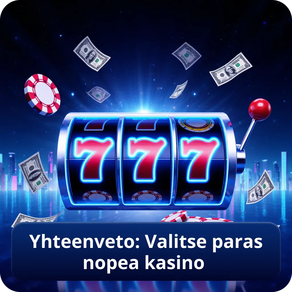 Yhteenveto: Valitse paras nopea kasino