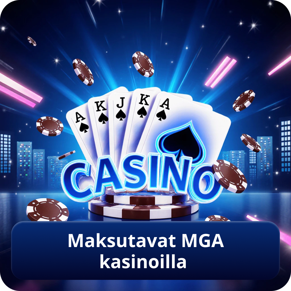 Maksutavat MGA kasinoilla