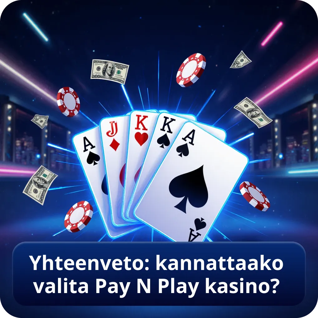 Yhteenveto: kannattaako valita Pay N Play kasino?